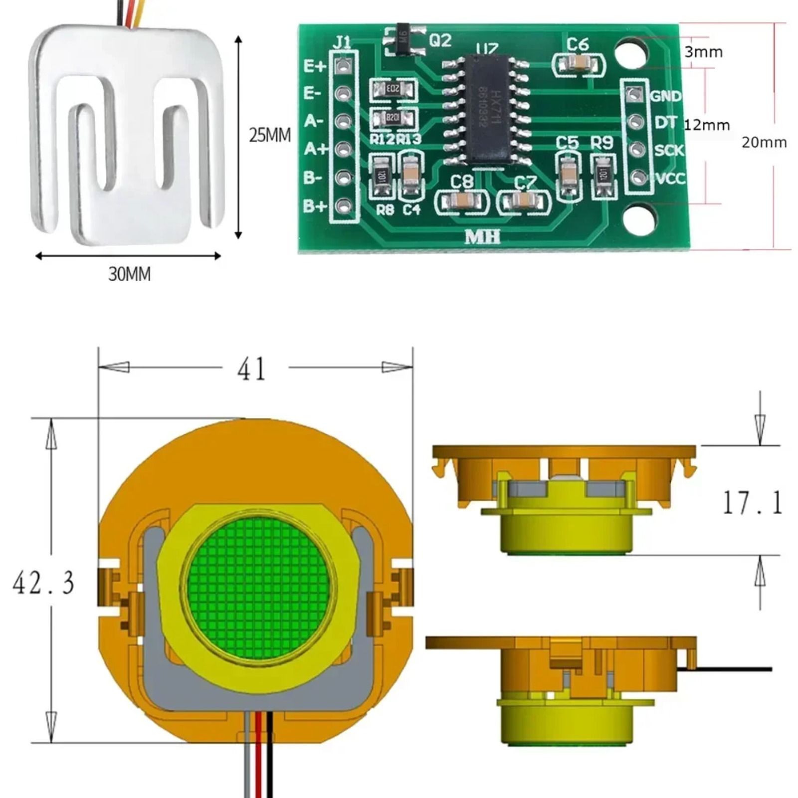 DIYmall 50KG Load Cell Weight  - Arduino Vending Machine Project ulasan dan harga