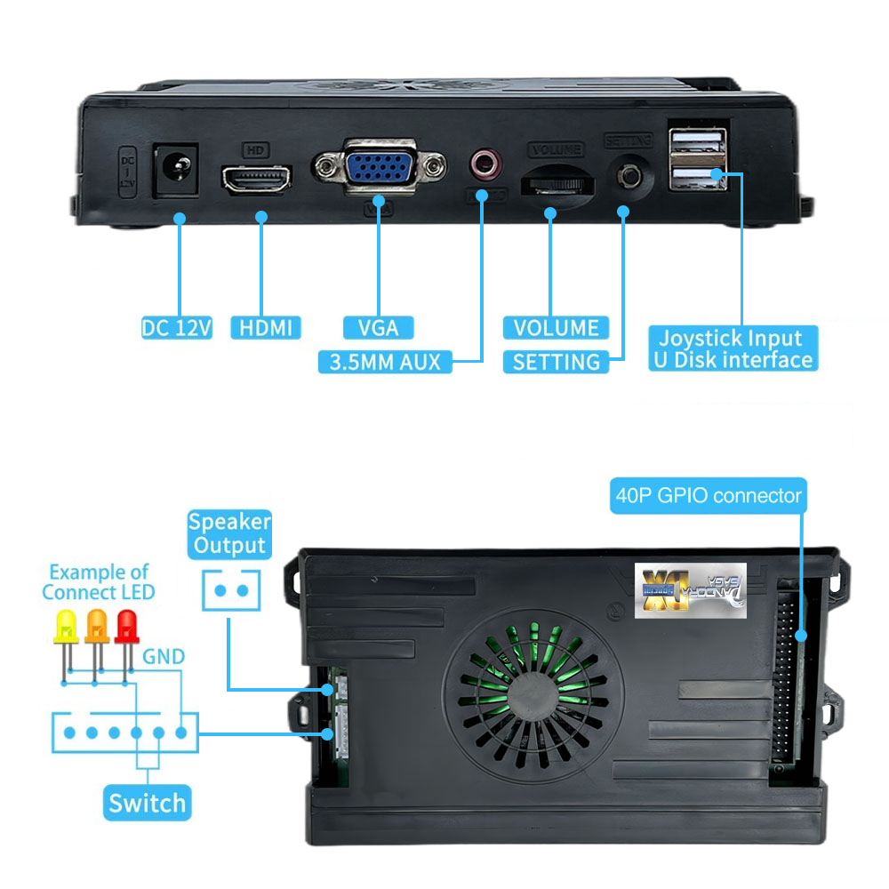 9800 in 1 Pandora Saga DX 2 Pl - Arcade Game Cabinet ulasan dan harga