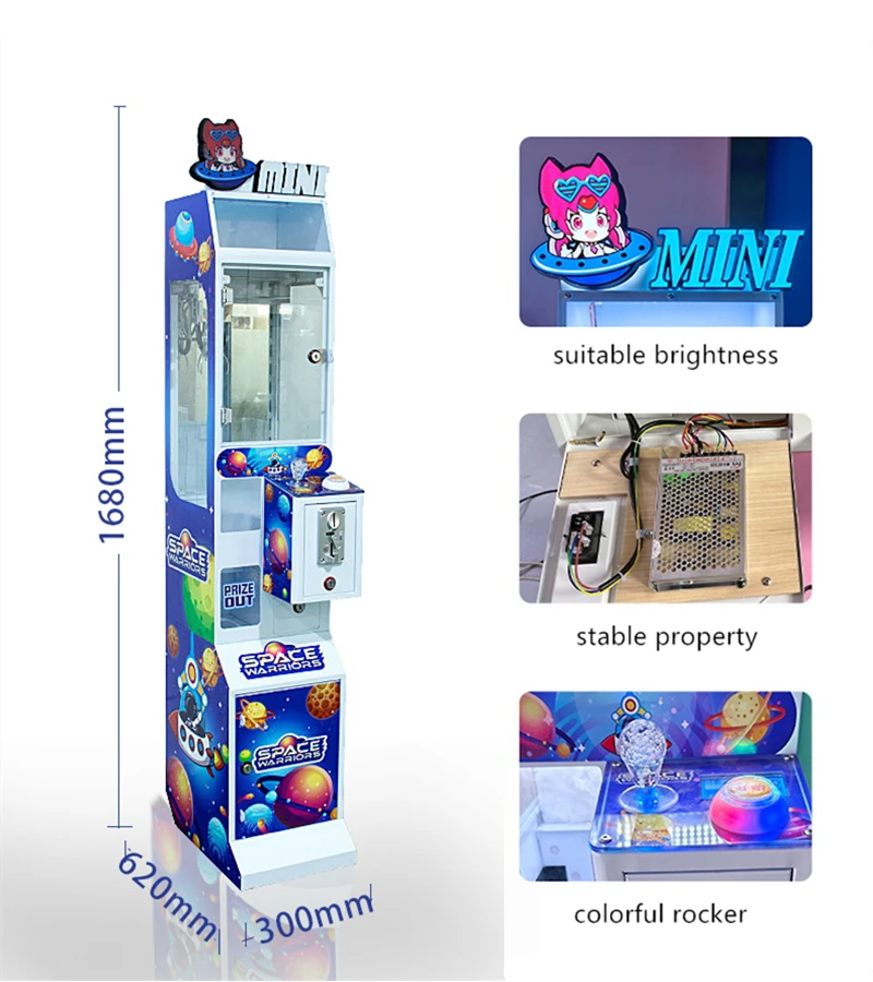 Mega Mini Claw Machine Small T - Bill Acceptor Vending ulasan dan harga